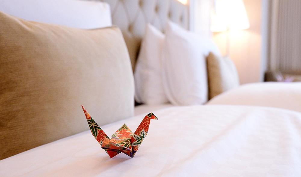 Hotel The Okura Prestige Tchaj-pej Exteriér fotografie A paper crane
