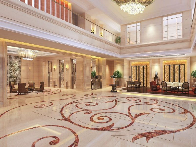 Hotel The Okura Prestige Tchaj-pej Exteriér fotografie Lobby