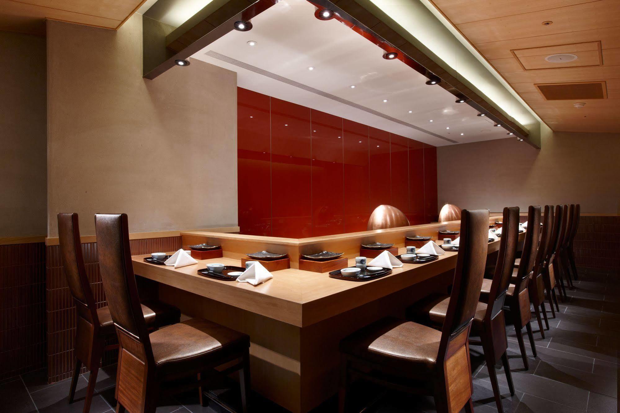 Hotel The Okura Prestige Tchaj-pej Exteriér fotografie Interior of a restaurant