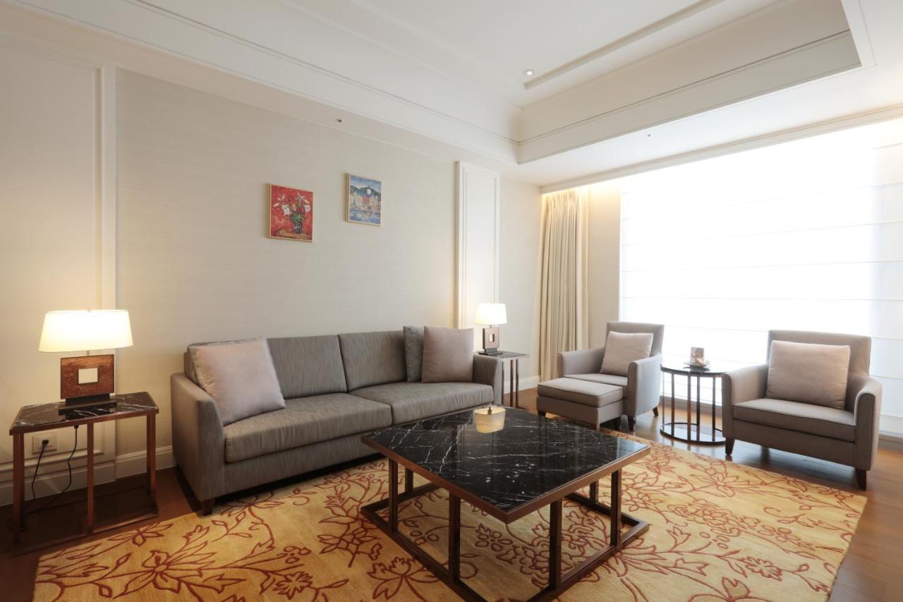 Hotel The Okura Prestige Tchaj-pej Exteriér fotografie Living room